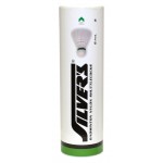 Silvers PRO-570 White Nylon Shuttlecocks (Pack of 6)